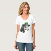 Irish Farmhouse | T-shirt vache de la Saint Patric (Devant entier)