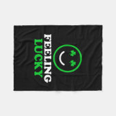 Irish Feeling Lucky Fleece Deken (Voorkant (Horizontaal))