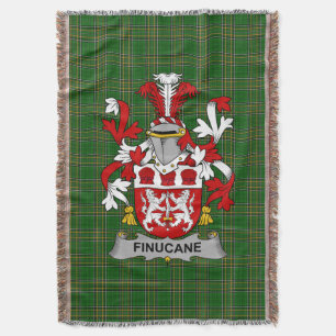 Irish Finucane of McFinucane Wapen Familie Deken