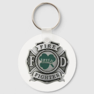 Irish Firefighter Badge Sleutelhanger