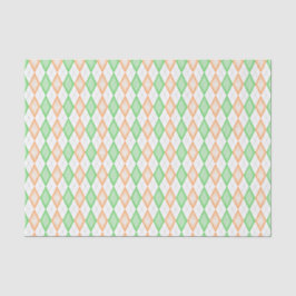 Irish Flag Argyle Tissue Paper Tissuepapier