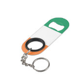 Irish Flag bot Mini Flessenopener (Achterkant Gekanteld)