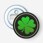 Irish Flag Bottle Opener, Ierland St Patrick Party Button Flesopener (Voorkant)