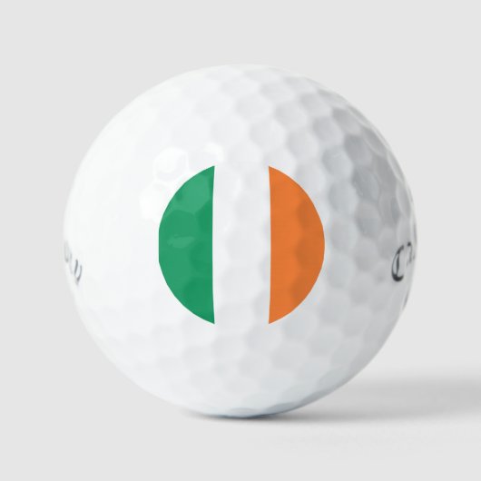 Irish Flag css gbcnt Golfballen (Voorkant)