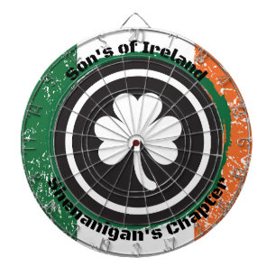 Irish Flag Dart Board Dartbord