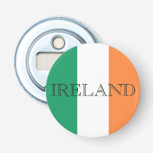 Irish Flag Ireland bocn Button Flesopener