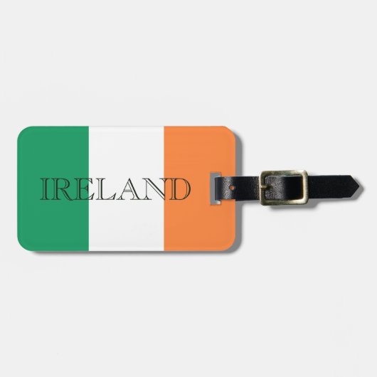 Irish Flag Ireland cd ltcnt Bagagelabel (Voorkant horizontaal)