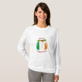 IRISH FLAG kerstpudding T-shirt (Voorkant volledig)