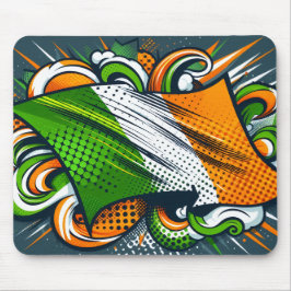 Irish flag Mousepad Muismat
