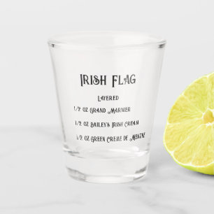 Irish Flag Novelty Shot Glass Glas