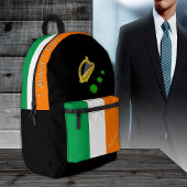 Irish Flag sac à dos, Irlande, noir patriote