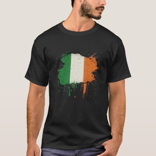 Irish Flag St Patrick s Day T-shirt (Voorkant)