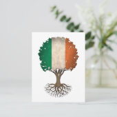 Irish Flag Tree  Briefkaart (Staand voorkant)