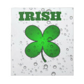 Irish Floating Clover Notitieblok (Voorkant)