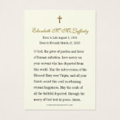 Irish Floral Celtic Memorial In Loving Memory (Dos)