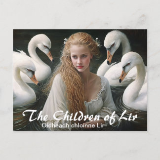 Irish Folklore The Children of Lir Briefkaart
