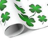Irish Four Leaf Clover Cadeaupapier (Rol Hoek)