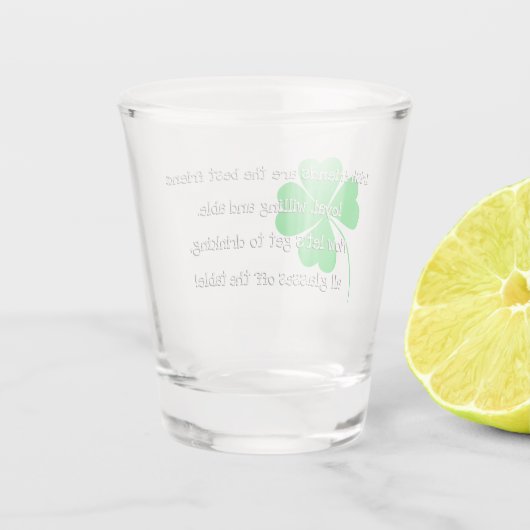 [Irish Friends] St. Patricks Day Toast - Clear - C Shot Glas (Achterkant)