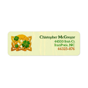 Irish Fun 3D Whimsey Etiket