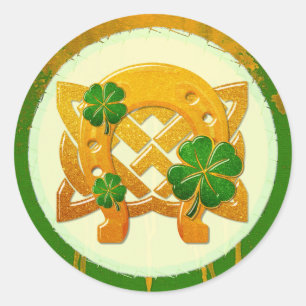 Irish Fun 3D Whimsey Ronde Sticker