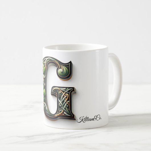 Irish G Monogram Coffee Mug Koffiemok (Voorkant rechts)