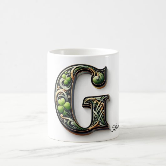 Irish G Monogram Coffee Mug Koffiemok (Center)