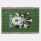 Irish Gallagher or O_Gallagher Coat of Arms Family Deken (Voorkant)