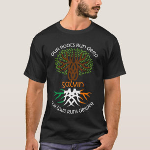 Irish GALVIN Familienaam Our Love werkt dieper T-shirt