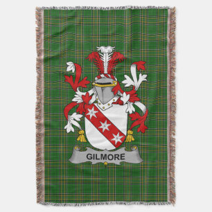 Irish Gilmore Coat of Arms Family Crest Ireland Deken