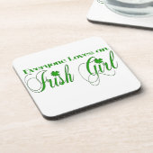 Irish Girl Bier Onderzetter (Linkerzijde)