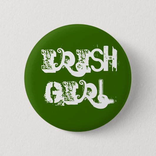 Irish Girl Button (Voorkant)