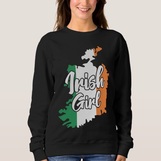 Irish Girl  Cute Ireland Trui (Voorkant)