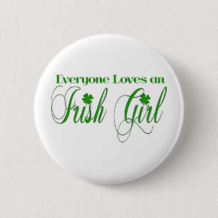 Irish Girl Ronde Button 5,7 Cm