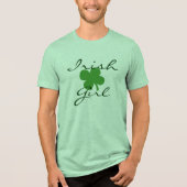 Irish Girl Women's St. Patrick's Day Tri-Blend Shirt (Voorkant)