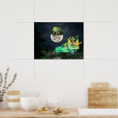 Irish Gnomes en Full Moon Shenanigans Poster (Keuken)