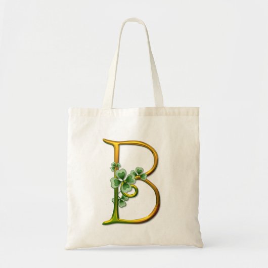Irish Gold Monogram B Tote Bag (Voorkant)