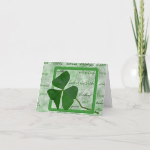 Irish Good Luck Kaart