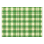 Irish Green and White Plaid  Tafelkleed (Voorkant (Horizontaal))