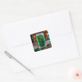 Irish Green Beer Vierkante Sticker (Envelop)