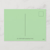 IRISH GREEN FLAMINGO, CUTE HAPPY ST. PATRICK'S DAG FEESTDAGENKAART (Achterkant)