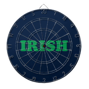 Irish Green navy blue modern Saint Patrick's Day Dartbord