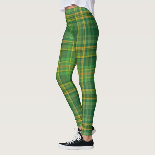 Irish Green Pset (Tartan) Custom Leggings (Links)