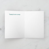 Irish Happy Easter Bunny Feestdagen Kaart (Binnen)