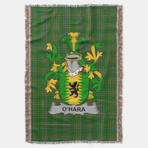 Irish Hara of O_Hara Wapenschild Familie Crest Ir Deken