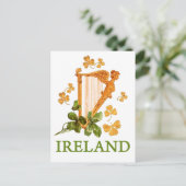 IRISH HARP BRIEFKAART (Staand voorkant)