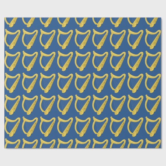 Irish Harp Cadeaupapier (Vlak)