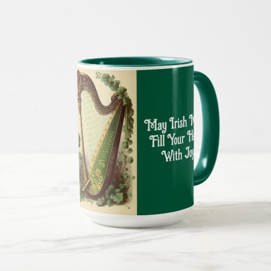 Irish Harp Combo Mug (Devant droit)