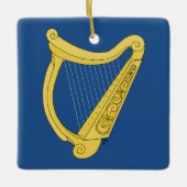 Irish Harp Keramisch Ornament (Voorkant)