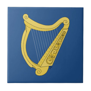 Irish Harp Tegeltje