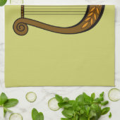 Irish Harp Theedoek (Gevouwen)